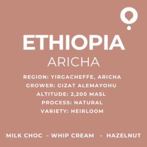 Label of Ethiopia Aricha